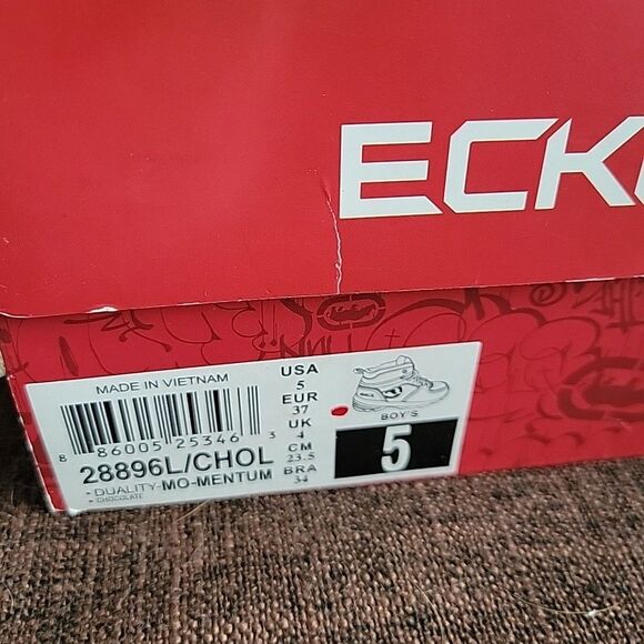 Ecko Unltd Junior Boys Hiking Boot Brown & Green Size 5 - NEW IN BOX - Picture 3 of 10